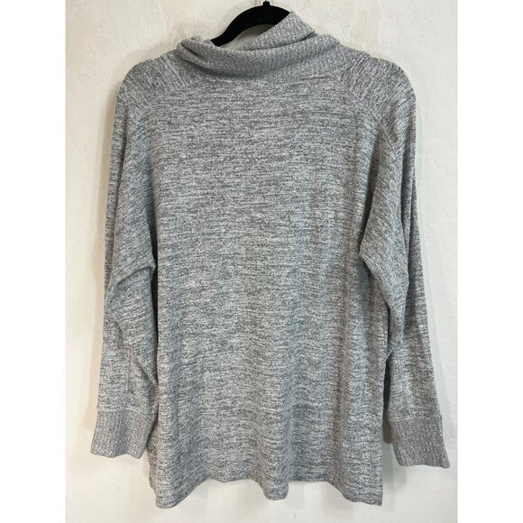 Chico's Sz 1 (US 8/10) High Neck Adjustable Cowl/Turtleneck Warm Cozy Zenergy To - Picture 5 of 5